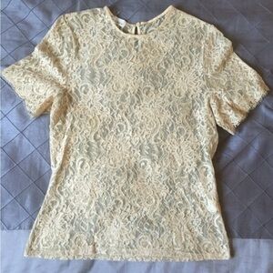 Vintage Lace Top - Cream